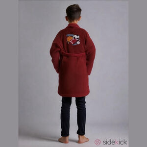 Urban Pipeline Belted Bathrobe Boy's M 8/10 Star Player